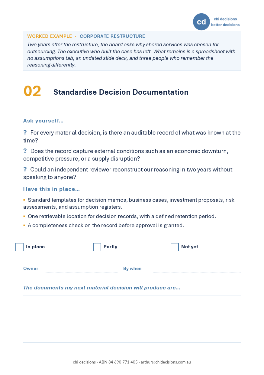 Guided Workbook | How to Minimise Bias in Decision Making (Digital Download)